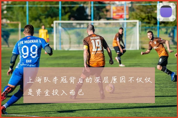 上海队夺冠背后的深层原因不仅仅是资金投入而已